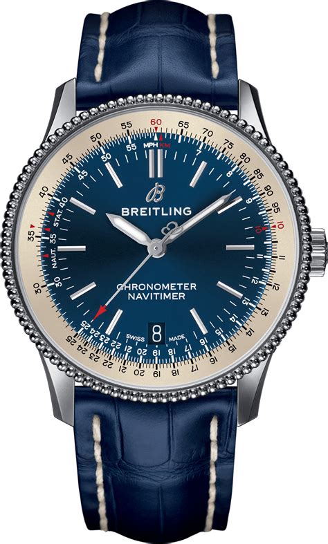 breitling navitimer 1 automatic 38 blue|breitling navitimer service cost.